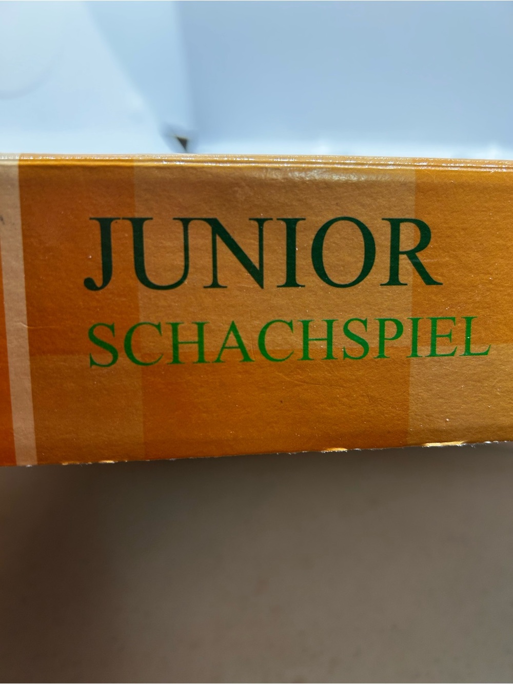 Junior Schachspiel Kids Chess Set - Orange